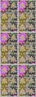 Kusursuz oryantal klasik altın desen. Gri renklerde altın tekrarlayan elementler içeren Raster soyut arkaplanı.