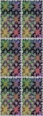 Altın antika ortaçağ dekoratifi, yapraklar ve gri renkli altın desenli süslemeleri olan pürüzsüz bir şablon. Kusursuz kraliyet lüksü, altın barok kumaş rengi..