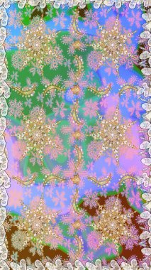 Klasik raster şablonu. Tekrarlayan elementlerle kusursuz soyut arkaplan. Tarafsız ve altın desenli.