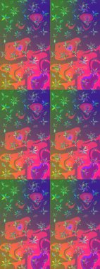 Tekstil veya kitap kapakları, imalat, duvar kağıtları, baskı, hediye paketi ve yapıştırma kitabı için çiçek eskizi geçmişi. Raster illüstrasyonu. Küçük ölçekli çiçeklerdeki basit sevimli desen.