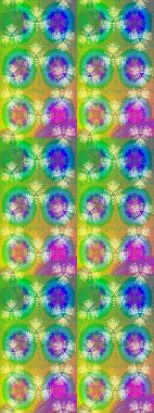 Küçük yeşil ve mavi çiçeklerle oldukça eski bir besin torbası deseni. Tekstil, kumaş, kapaklar, duvar kağıtları, baskı, paket, koleksiyon defteri, örgü, dekupaj için çiçek arkaplanı..