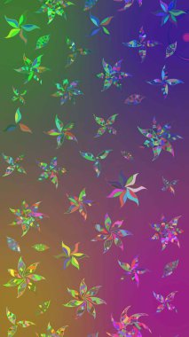 Raster illüstrasyonu. Bahar çiçekleriyle güzel bir çiçek deseni çizmişsin. Güzel kumaş deseni.