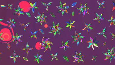 Güzel kumaş deseni. Bahar çiçekleriyle güzel bir çiçek deseni çizmişsin. Raster illüstrasyonu.