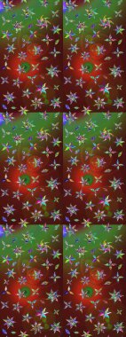 Güzel kumaş deseni. Raster illüstrasyonu. Bahar çiçekli güzel bir çiçek deseni..