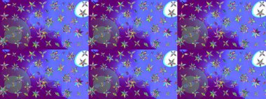 Çizim çiçek deseni duvar kâğıdı olarak kullanılabilir. Mor ve mor renkli çiçekler. Raster illüstrasyonu.