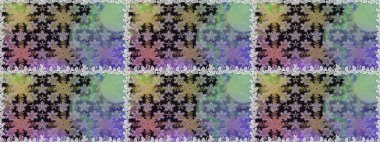 Damask pürüzsüz süsü. Geleneksel raster ve altın desen. Gri renkler üzerinde klasik oryantal desen.