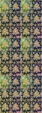 Barok tarzında kusursuz bir doğulu süsü. Gri renkli ve altın elementli geleneksel klasik altın sarısı desen.