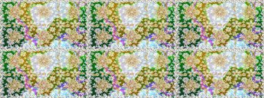 Kusursuz altın desen. Raster oryantal süs. Tarafsız renklerde altın elementlerle kusursuz desen.