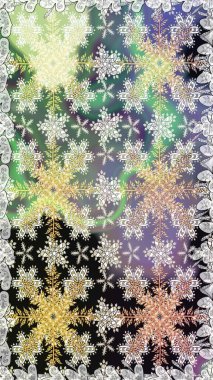 Tarafsız renkler üzerinde klasik oryantal desen. Geleneksel raster ve altın desen. Damask pürüzsüz süsü.