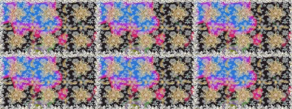 Süslü dekorasyon. Damask altın soyut çiçek gri renklerde pürüzsüz desen. Raster illüstrasyonu.