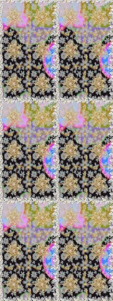 Noel, kar tanesi, yeni yıl 2019. Gri renklerde, altın elementlerle kusursuz klasik desen.