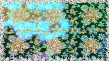 Mavi renkli ve altın elementli desen. Klasik mobilya tarzı. Patina. Lüks mobilyalar. Küçük bir alan derinliği. Altın kaplamalı mavi fon. Kusursuz ahşap oyma. Oyma.