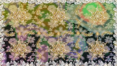 Tarafsız renklerde, altın elementlerle klasik, pürüzsüz desen. Noel 2019, kar tanesi, yeni yıl.