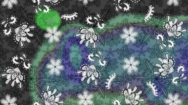 Raster resim. Çiçek desenli çiçek ve yaprakları ile. Sevimli küçük çiçek desenle.