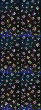 Sevimli çiçek raster deseni. Gri ve mavi renkte çiçekler. Renkli Yaz Temalı eskiz kalıbı. Düz Çiçek Elementleri Tasarımı.