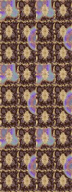 Soyut duvar kâğıdı, ambalaj dekorasyonu. Altın kar tanesi basit bir çizim kalıbı. Kış sembolü, Mutlu Noeller, Mutlu yıllar 2019. Kahverengi renklerde Raster altın deseni.