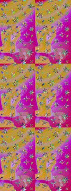 Parlak arkaplanda çiçek kompozisyonu olan suluboya desenleri çiz, ambalajlar, duvar kağıtları, kartpostallar, tebrik kartları, düğün davetiyeleri, romantik etkinlikler vs..