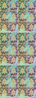 Raster soyut çiçek çelengi altın karalama fantezi yaprakları ve tarafsız renklerde çiçek. El yapımı dekoratif çerçeve, albüm kapağı, tebrik kartı, klasik Art deco tarzı.