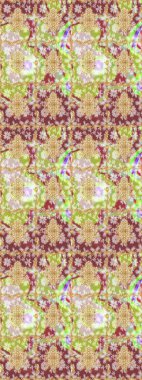 El yapımı dekoratif çerçeve, albüm kapağı, tebrik kartı, klasik Art deco tarzı. Raster soyut çiçek çelengi altın karalama fantezi yaprakları ve tarafsız renklerde çiçek.