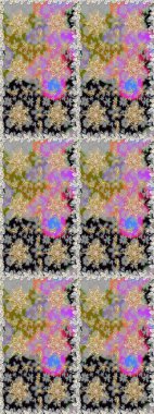 Kusursuz raster arka plan. Gri renklerde grafiksel, modern, pürüzsüz desen. Duvar kâğıdı barok, İspanyol kumaşı. Kusursuz çiçek deseni.