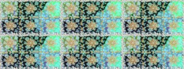 Geleneksel klasik altın desen. Barok tarzında kusursuz bir doğulu süsü. Raster oryantal süs. Altın elementlerle nötr ve mavi renklerde altın desen.