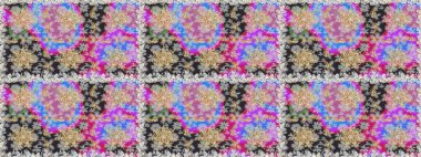 Gri ve nötr renklerde desen. Raster Golden Mehndi kusursuz desen. Kına dövmeli süs çiçekleri, altın çıkartmalar, mehndi ve yoga tasarımı, kartlar ve parmak izleri..