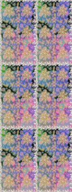 Tarafsız ve gri renklerde altın elementler. Geleneksel klasik raster altın pürüzsüz desen. Barok tarzında kusursuz bir doğulu süsü..