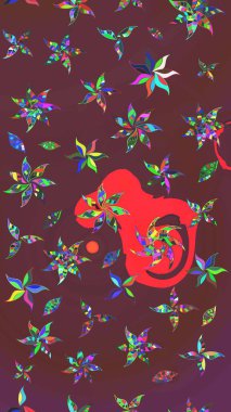 Doğal kozmetik ürünleri, parfüm, çiçekçi dükkanı için bahar ihalesi tasarımı. Karşılama ya da düğün geçmişi olarak kullanılabilir. Kahverengi ve yeşil lale çiçekli Raster eskiz deseni. Paket kağıdı için en iyisi..