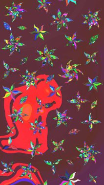 Kartlar, davetiyeler, tarih kartları ve daha fazlası için kullanılabilir. Raster şirin suluboya çiçek desenleri çiziyor. Büyük bir suluboya çiçek seti..