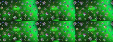 Güzel, parlak, pürüzsüz kumaş, tuval. Raster illüstrasyonu. Kıvırcık, parlak örgü. Desen, çizim, çiçek sınırı. Eski moda arka plan. Çiçeklerin çelengi.