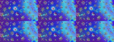 Mavi ve mor renkli çiçekler. Nazikçe, güzel çiçek arkaplanı. Raster çiçek desenli ve çiçekli..