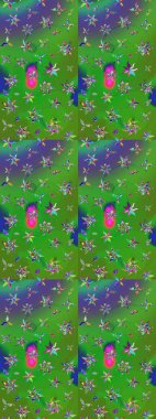 Kartlar, davetiyeler, tarih kartları ve daha fazlası için kullanılabilir. Büyük bir çiçek boyası seti. Raster şirin suluboya çiçek deseni çizimi.