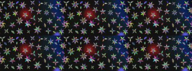 Raster Henna tarzı. Etnik Mandala havlusu. Sınır Kızılderili çiçekli paisley patten. Taslak süsleme izi. Tebrik kartı arkaplanı, boyama kitabı, arkaplan, tekstil için kullanılabilir.