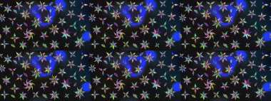 Çiçek arkaplanlı soyut zarafet eskiz deseni. Raster Güzel kumaş deseni.