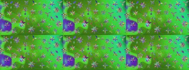 Şirin çiçek elementleri. Raster illüstrasyonu. Taslak desenli, modaya uygun kumaş deseni. Renkli Bahar Teması eskiz kalıbı. Düz Çiçek Elementleri Tasarımı.