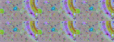 Küçük çiçekteki sevimli çiçek deseni. Gri ve nötr renkte çiçekler.