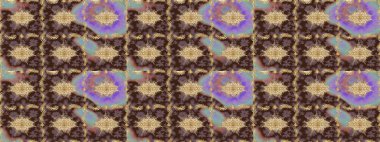 Kahverengi renklerde altın çiçekli eskiz deseni. Senin tasarımın için, duvar kağıdı. Raster geometrik arka plan. Altın renkli çizim çizimi.