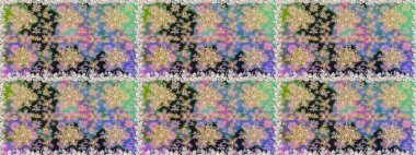 Barok tarzında kusursuz bir doğulu süsü. Geleneksel klasik raster altın pürüzsüz desen. Tarafsız renklerdeki altın elementler.