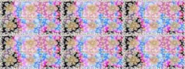 Altın antika ortaçağ dekoratifi, yapraklar ve tarafsız renklerde altın desenli süslemeleri olan dikişsiz bir şablon. Kusursuz kraliyet lüksü, altın barok kumaş rengi..