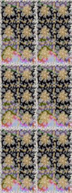 Klasik raster sarısı, kusursuz desen. Klasik klasik klasik arka plan. Geleneksel oryantasyon süsü. Gri renklerde, altın elementlerle kusursuz desen.