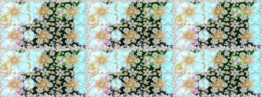 Klasik klasik klasik arka plan. Geleneksel oryantasyon süsü. Klasik raster sarısı, kusursuz desen. Tarafsız renklerde altın elementlerle kusursuz desen.