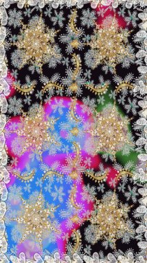 Geleneksel klasik raster altın pürüzsüz desen. Gri renklerdeki altın elementler. Barok tarzında kusursuz bir doğulu süsü..