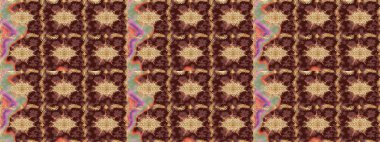 Davetiyeler, kartlar, web sayfası için Raster illüstrasyon. Kahverengi renklerde altın element. Altın desenli çiçek dekoru. Doğu tarzı element. Tasarım şablonu için çizgi çizimi sınırı.