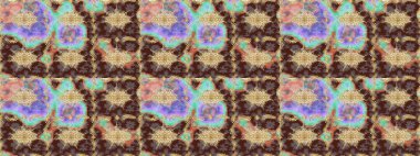 Klasik Raster Golden eskiz kalıbı. Çiçek süsü kumaş deseni, cam, altın elementlerle kahverengi renklerde çiçek desenli metal..