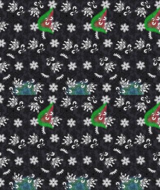 Çiçekleri, deniz kabukları, mandalaları ve suluboya efektleriyle donanma geçmişi. Eskiz modeli etnik tasarım. Yatak çarşafları, ceket, paket tasarımı, kumaş ve moda kavramları için tekstil baskısı.