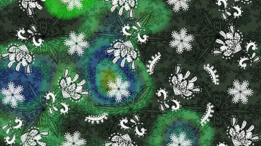 Tony 'nin kumaş kalıbını çiz. Raster illüstrasyonu. Modaya uygun kumaş deseni. Küçük çiçekte sevimli çiçek deseni var..