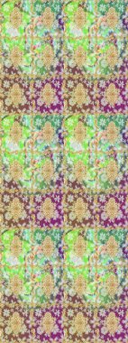 Raster illüstrasyonu. Tekrarlayan elementlerle soyut arkaplan oluşturun. Tarafsız renkler ve altın elementler üzerine altın eskiz deseni. Sketch damask klasik altın desen.