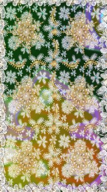 Tarafsız ve bej renklerde altın tekrarlayan elementlerle soyut arkaplan. Kusursuz oryantal klasik altın desen.