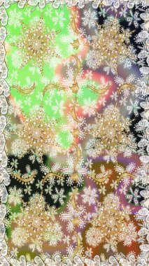 Tarafsız ve bej renklerde altın desenli altın elementler. Klasik klasik klasik arka plan. Kusursuz klasik raster altın desenli. Geleneksel oryantasyon süsü.