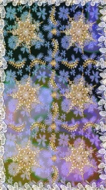 Gri ve nötr renklerde altın desenler ve altın elementler. Geleneksel oryantasyon süsü. Kusursuz klasik raster altın desenli. Klasik vintage arkaplan.